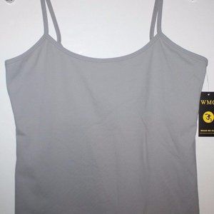 Womens Wear Me Out Women Gray Cami Strap Tank NWT
